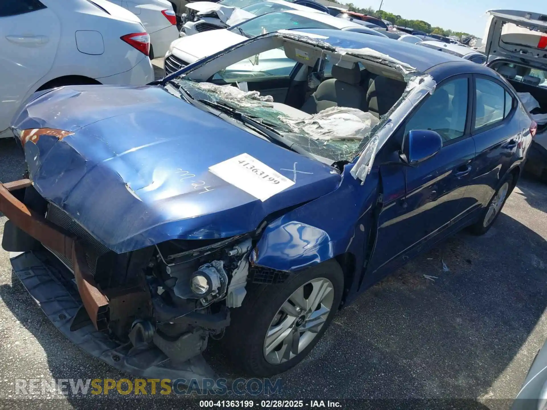 2 Photograph of a damaged car 5NPD84LF4LH567238 HYUNDAI ELANTRA 2020