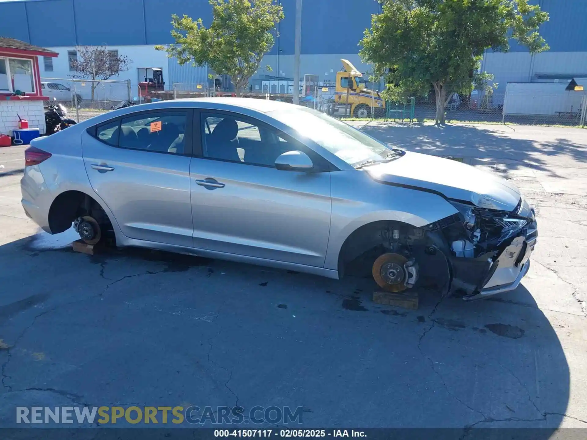 1 Photograph of a damaged car 5NPD84LF4LH596285 HYUNDAI ELANTRA 2020