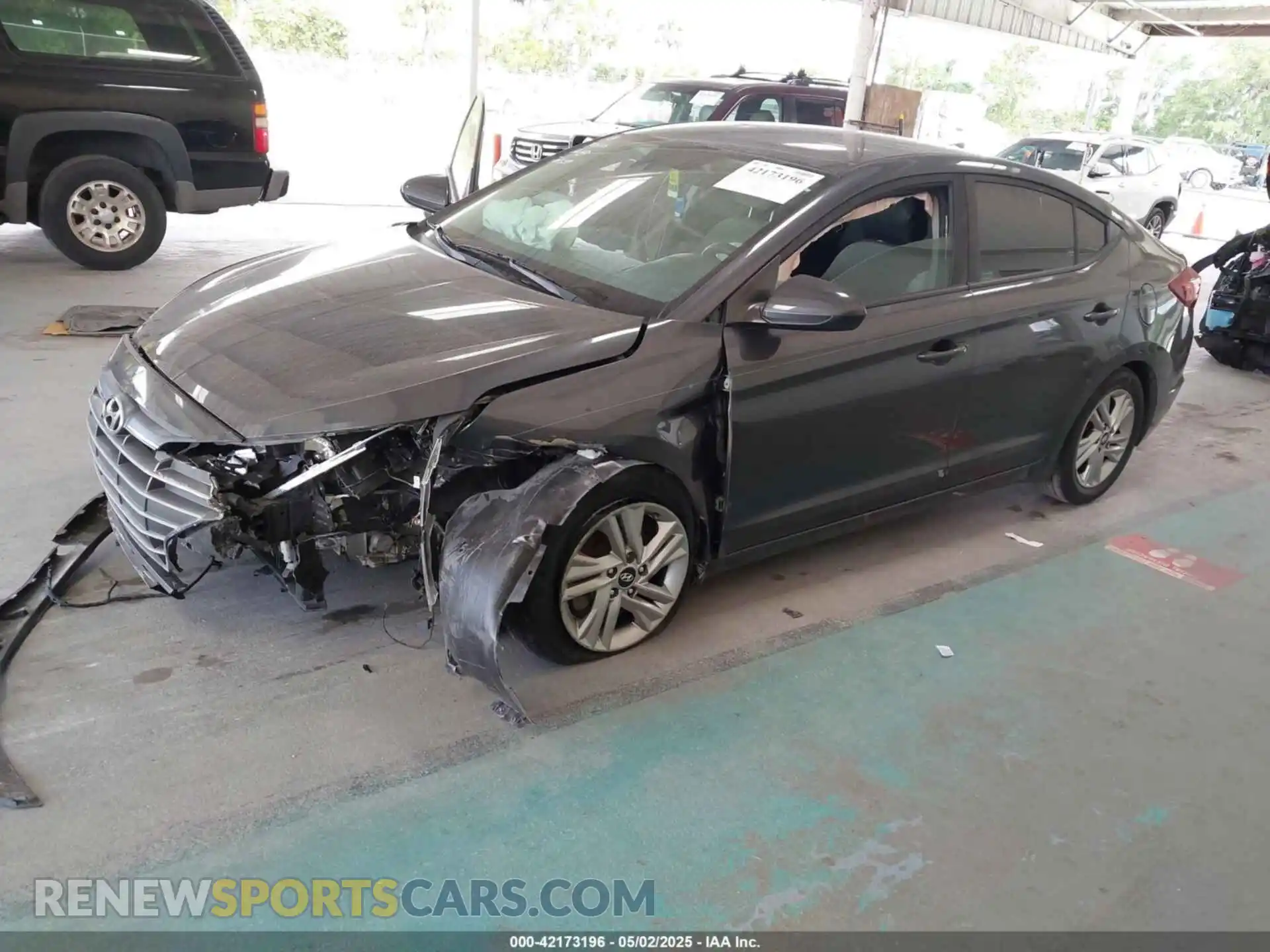 2 Photograph of a damaged car 5NPD84LF4LH598666 HYUNDAI ELANTRA 2020