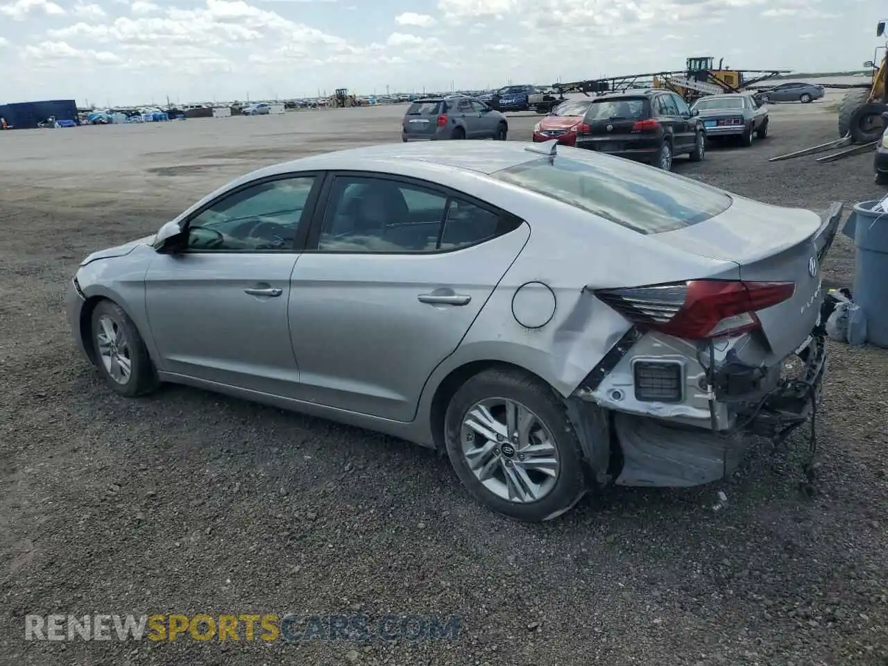 2 fotografías del automóvil dañado 5NPD84LF4LH608371 HYUNDAI ELANTRA 2020