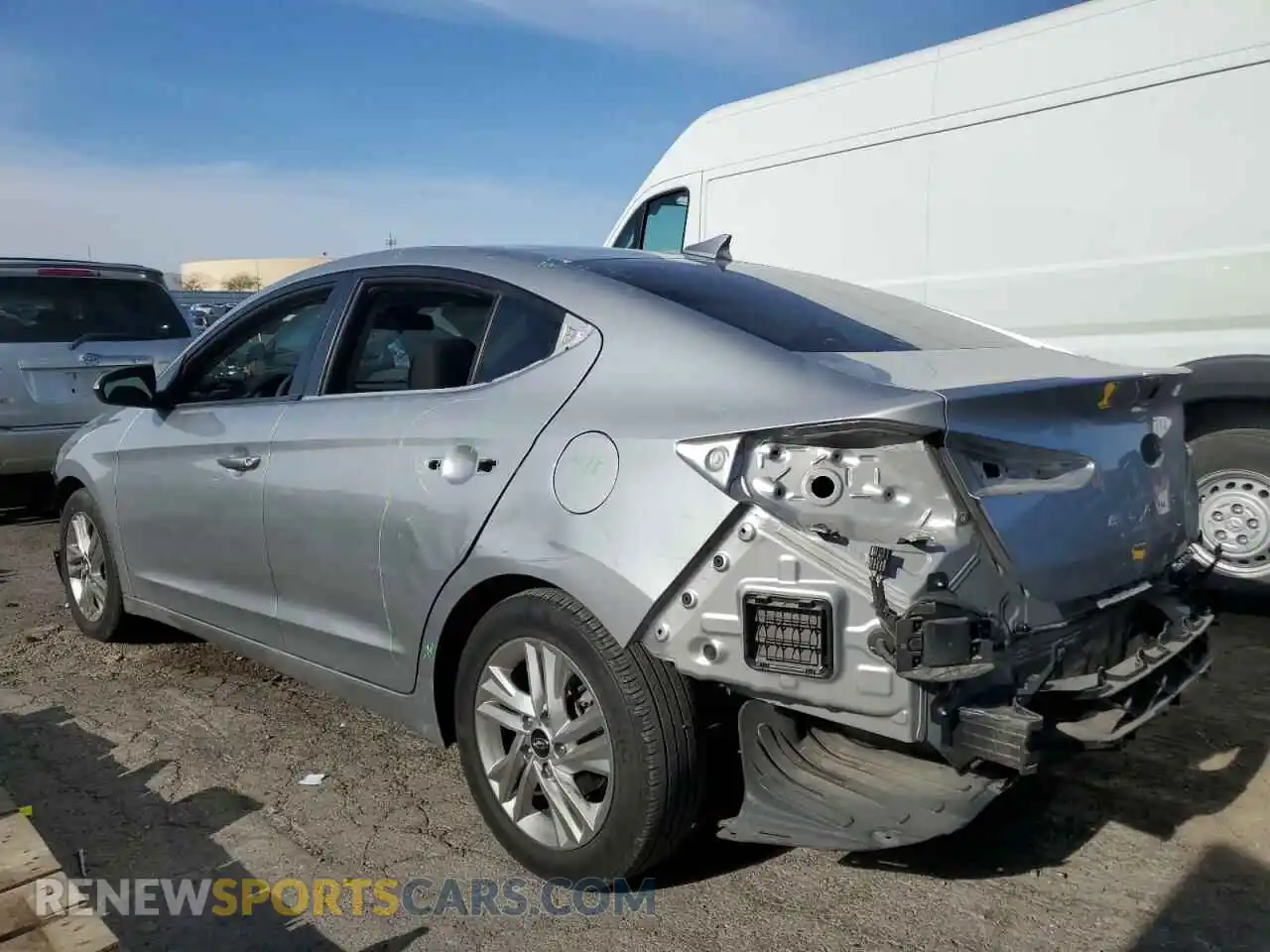 2 Photograph of a damaged car 5NPD84LF4LH620195 HYUNDAI ELANTRA 2020