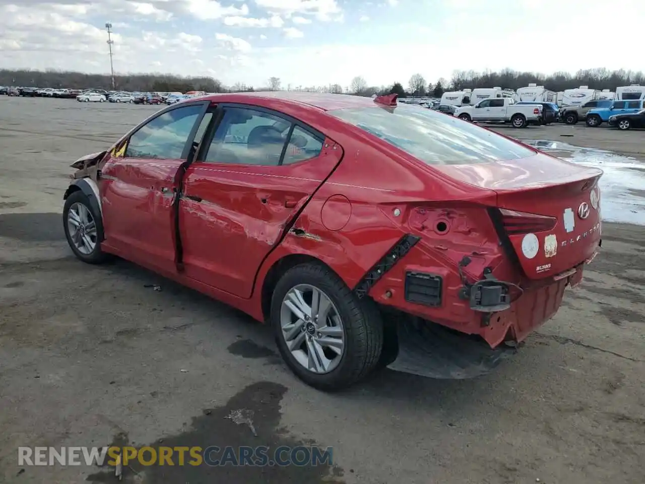 2 Photograph of a damaged car 5NPD84LF4LH624439 HYUNDAI ELANTRA 2020