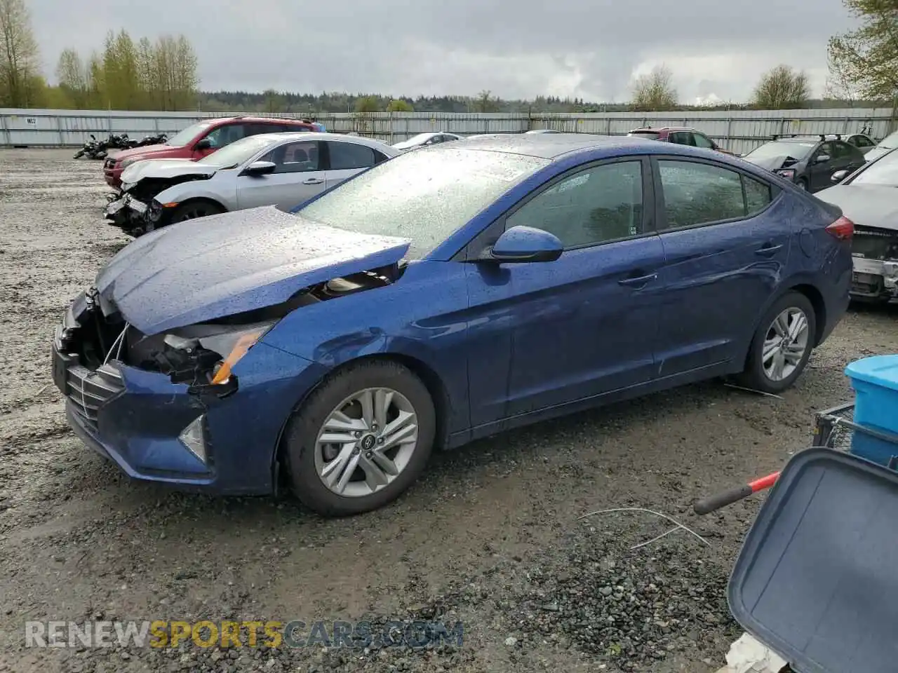 1 fotografías del automóvil dañado 5NPD84LF4LH628068 HYUNDAI ELANTRA 2020
