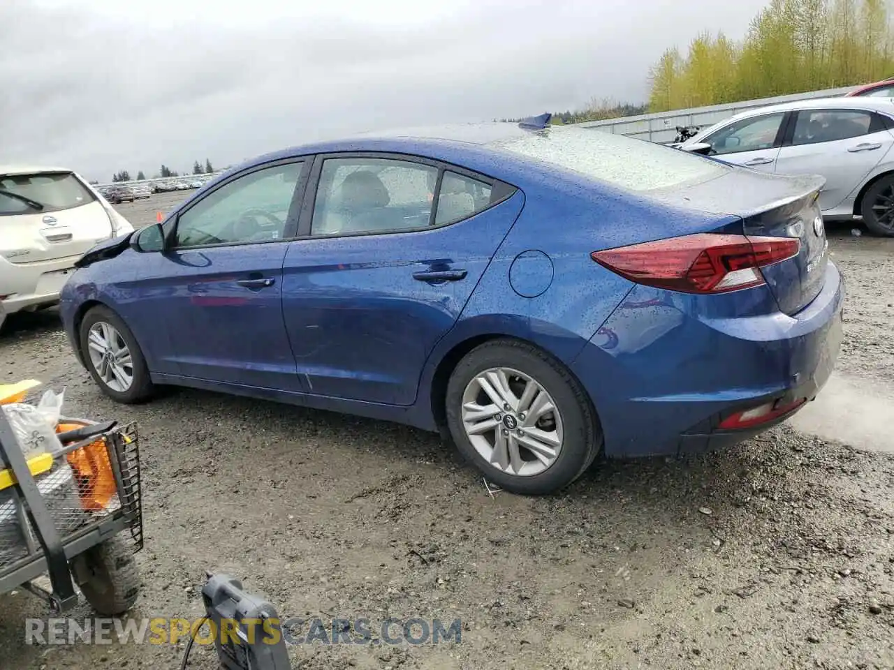 2 fotografías del automóvil dañado 5NPD84LF4LH628068 HYUNDAI ELANTRA 2020