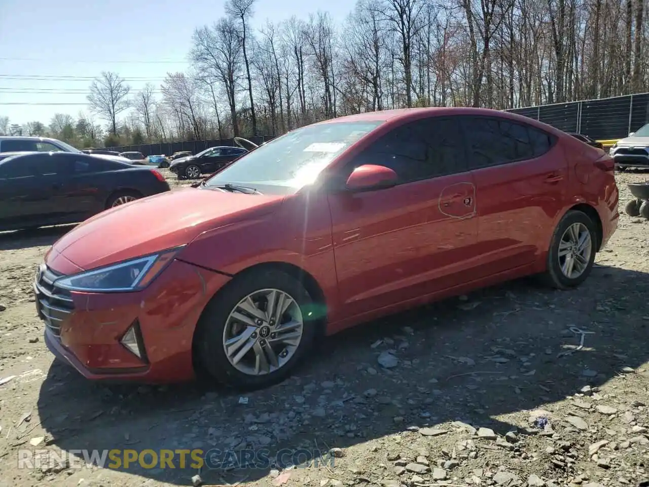 1 Photograph of a damaged car 5NPD84LF5LH523331 HYUNDAI ELANTRA 2020