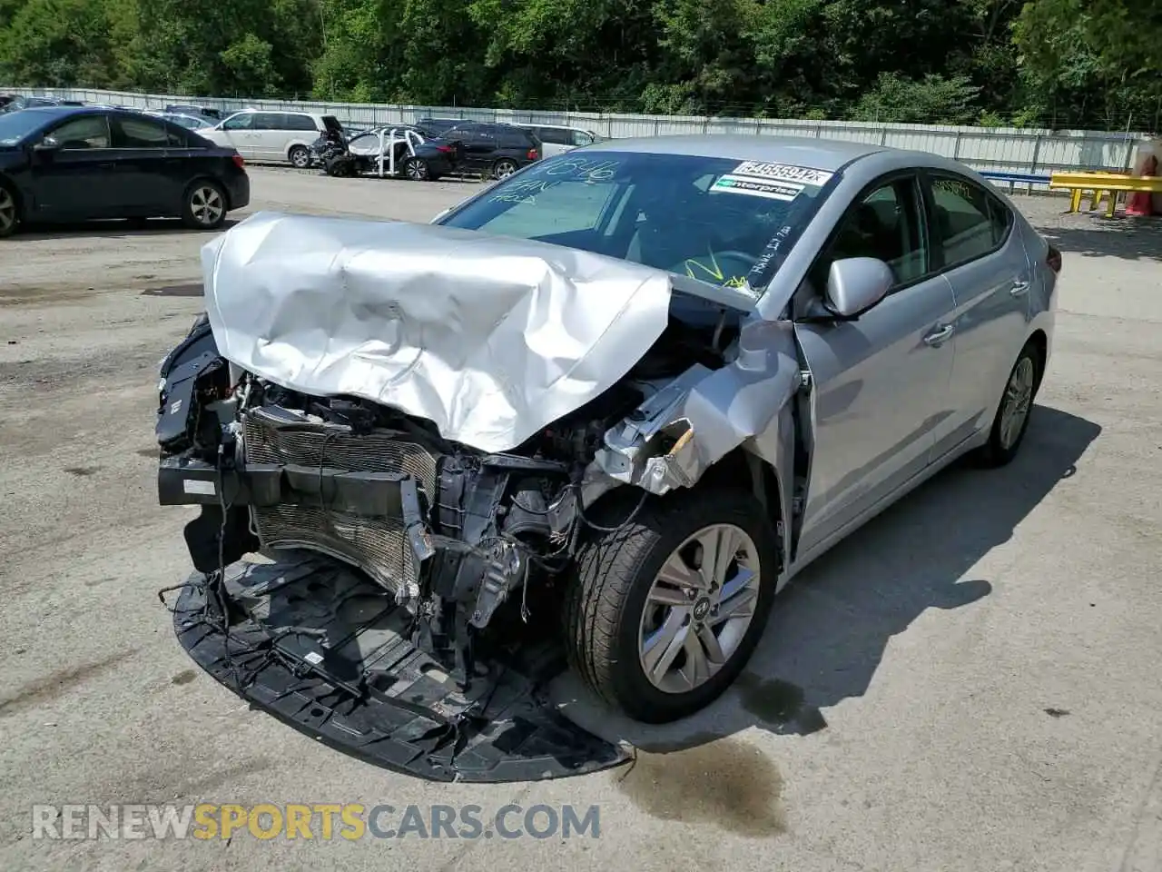 2 Photograph of a damaged car 5NPD84LF5LH534846 HYUNDAI ELANTRA 2020