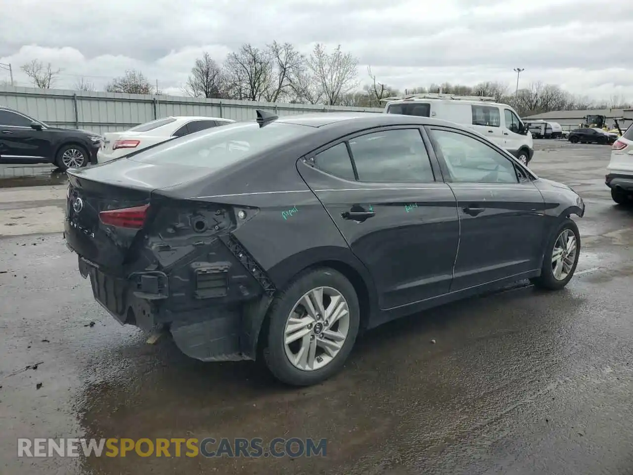 3 Photograph of a damaged car 5NPD84LF5LH545801 HYUNDAI ELANTRA 2020