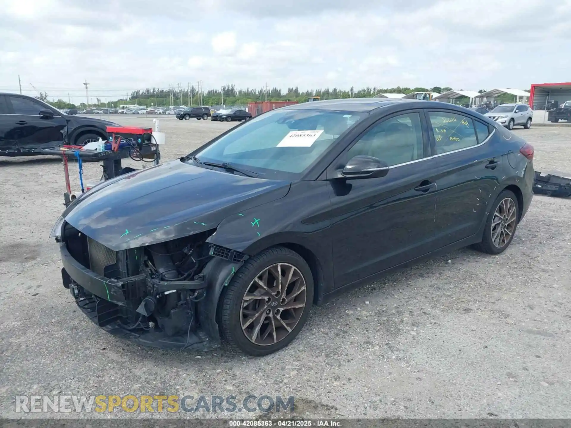 2 Photograph of a damaged car 5NPD84LF5LH557432 HYUNDAI ELANTRA 2020