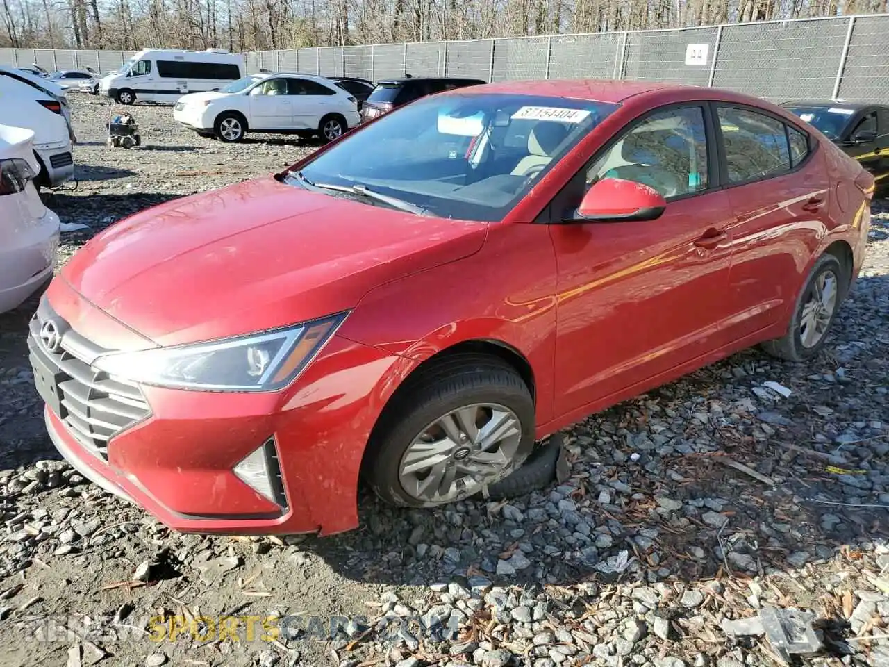 1 Photograph of a damaged car 5NPD84LF5LH566003 HYUNDAI ELANTRA 2020