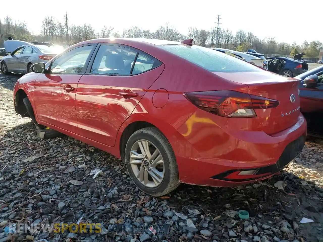 2 Photograph of a damaged car 5NPD84LF5LH566003 HYUNDAI ELANTRA 2020