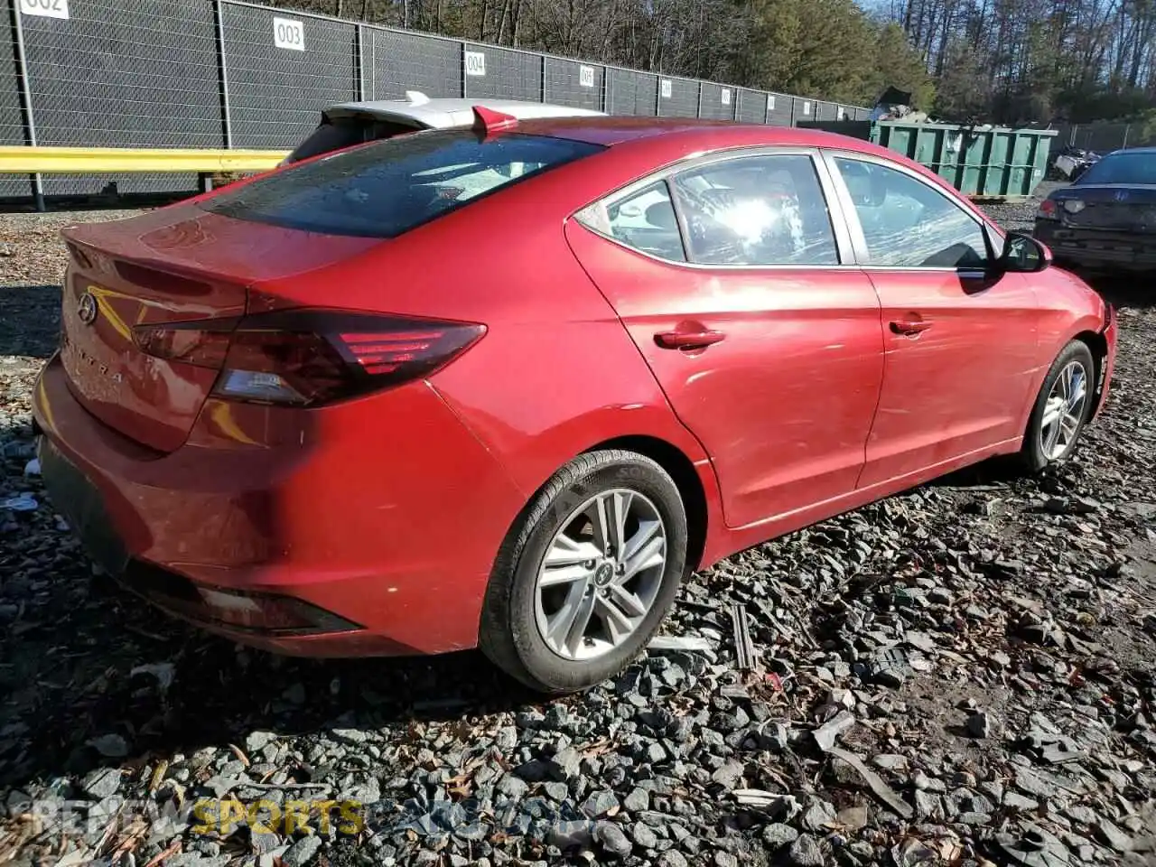 3 Photograph of a damaged car 5NPD84LF5LH566003 HYUNDAI ELANTRA 2020