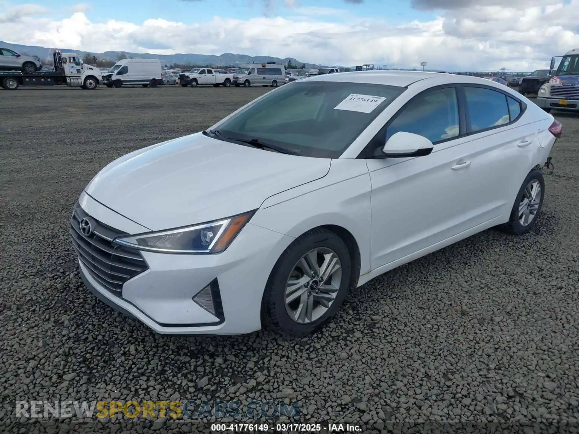 2 Photograph of a damaged car 5NPD84LF5LH579222 HYUNDAI ELANTRA 2020