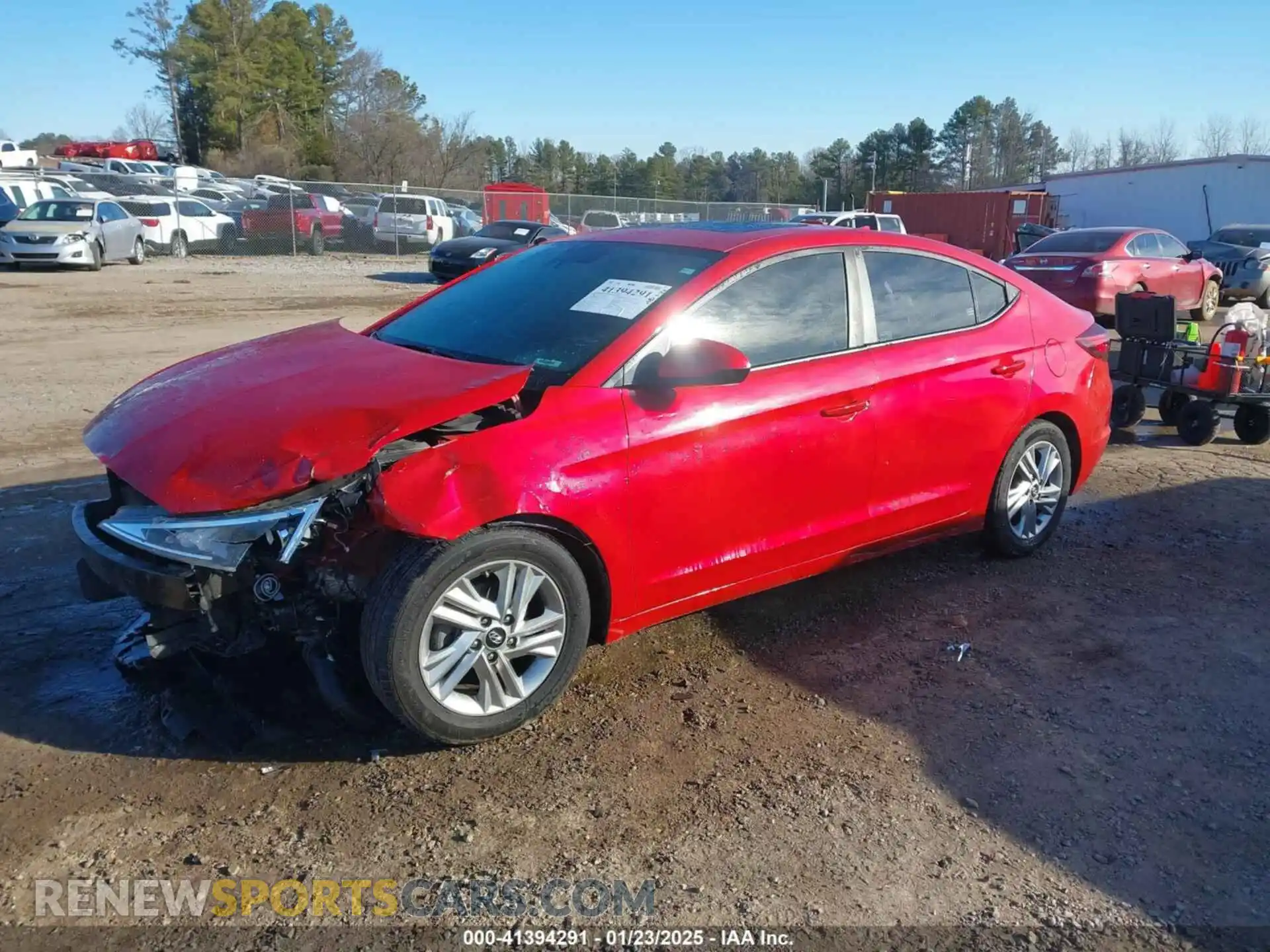 2 Photograph of a damaged car 5NPD84LF5LH607035 HYUNDAI ELANTRA 2020