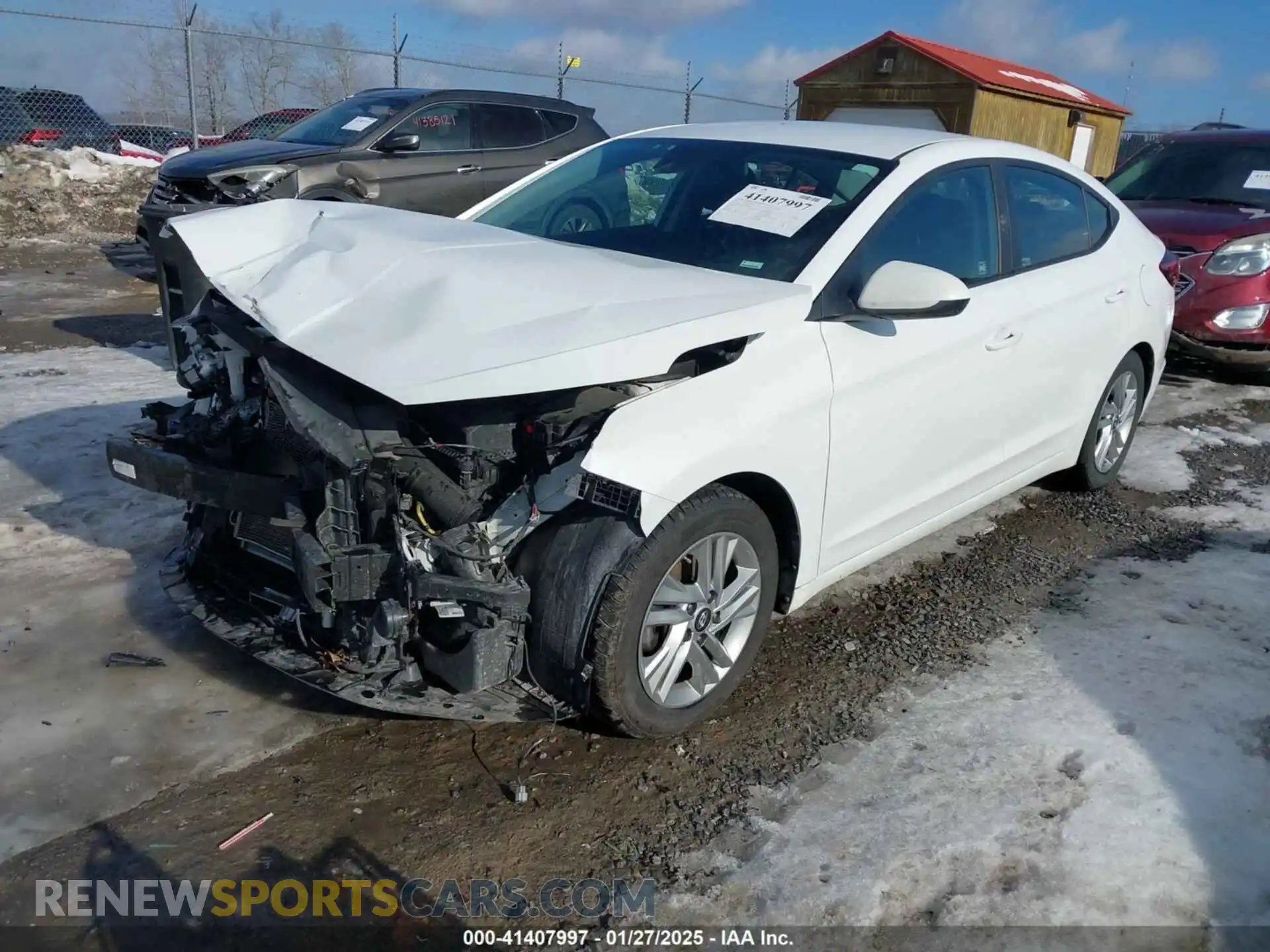 2 Photograph of a damaged car 5NPD84LF5LH613949 HYUNDAI ELANTRA 2020