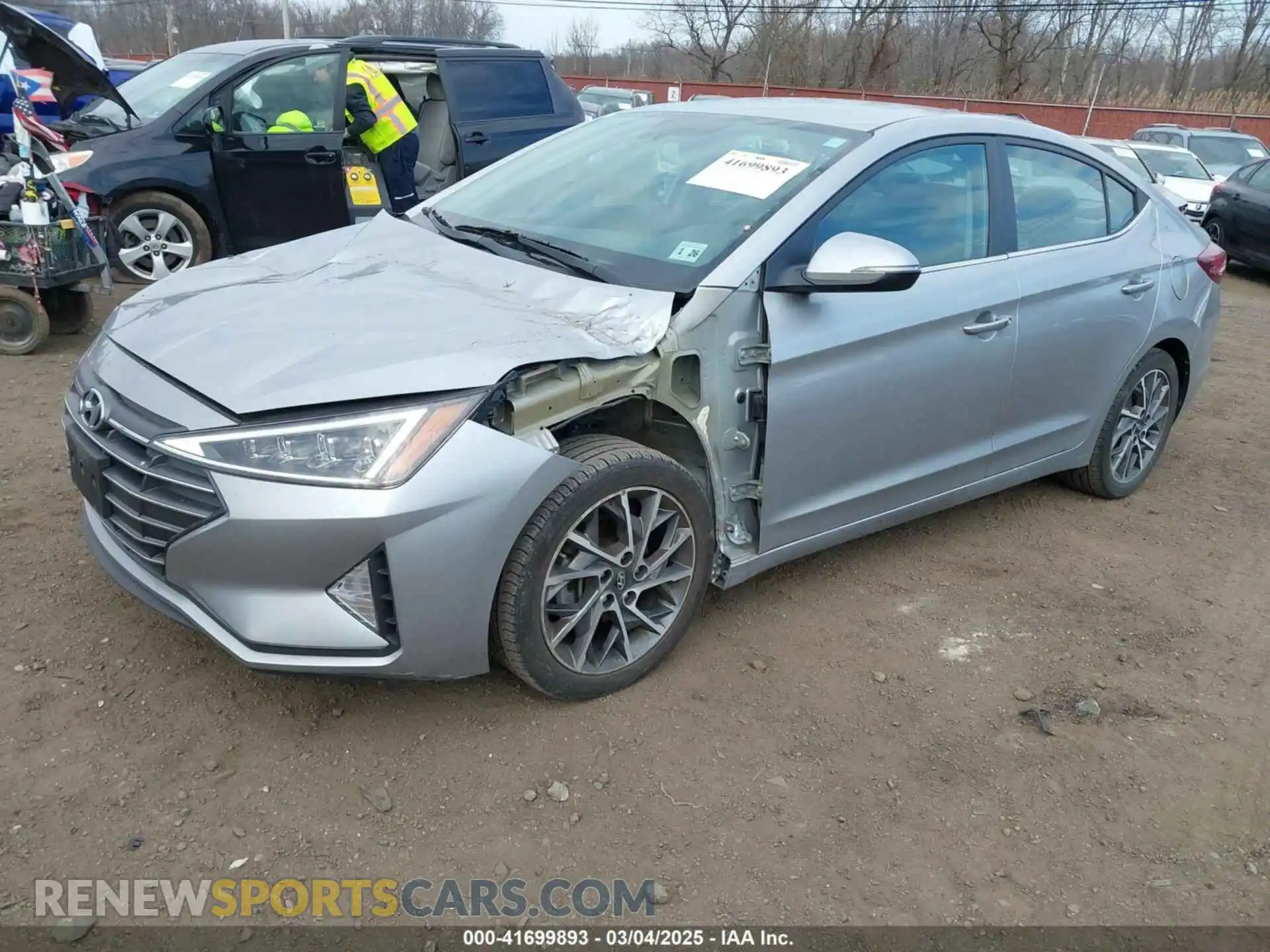 2 Photograph of a damaged car 5NPD84LF5LH622280 HYUNDAI ELANTRA 2020