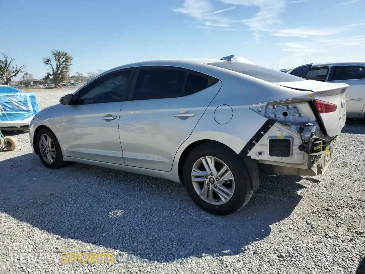 2 Photograph of a damaged car 5NPD84LF6LH509096 HYUNDAI ELANTRA 2020