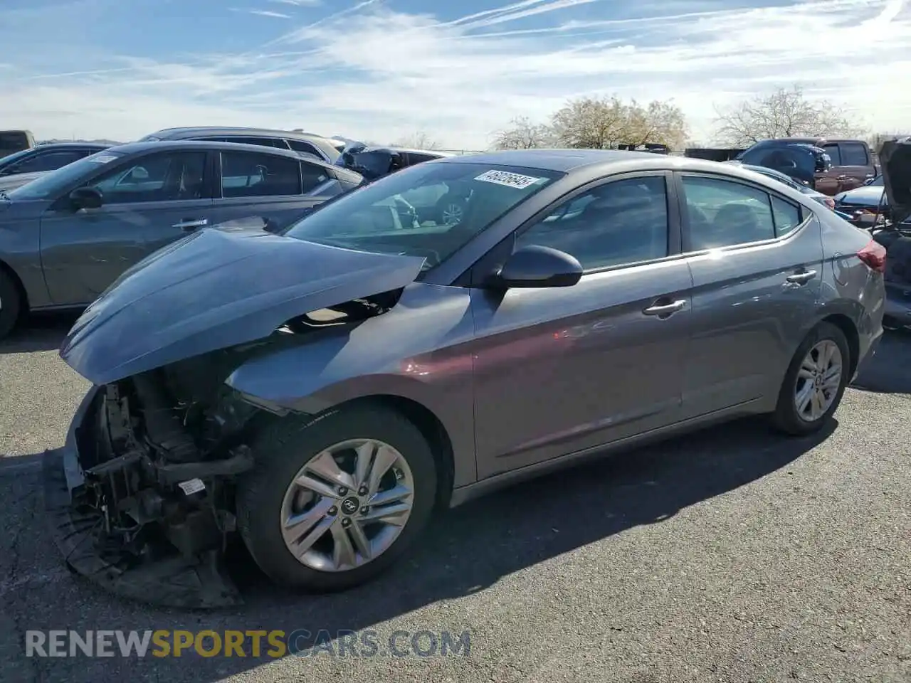 1 Photograph of a damaged car 5NPD84LF6LH520101 HYUNDAI ELANTRA 2020