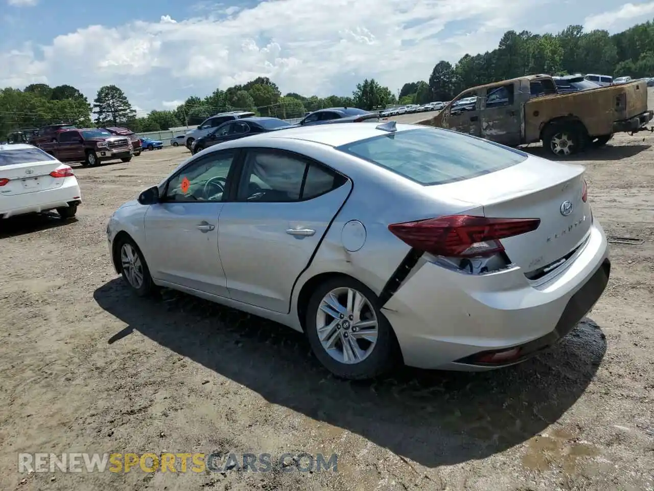 2 fotografías del automóvil dañado 5NPD84LF6LH521894 HYUNDAI ELANTRA 2020