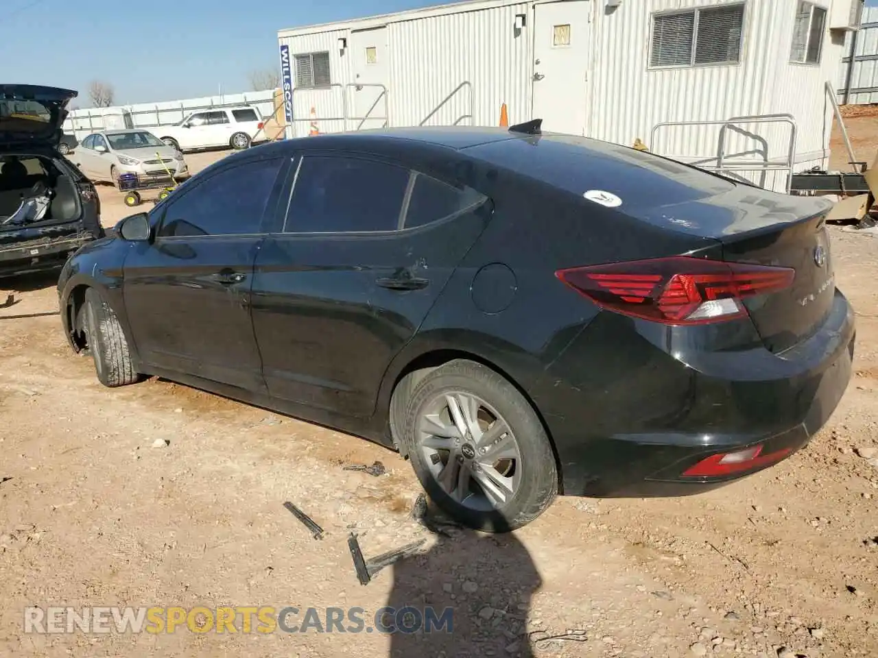 2 Photograph of a damaged car 5NPD84LF6LH536556 HYUNDAI ELANTRA 2020