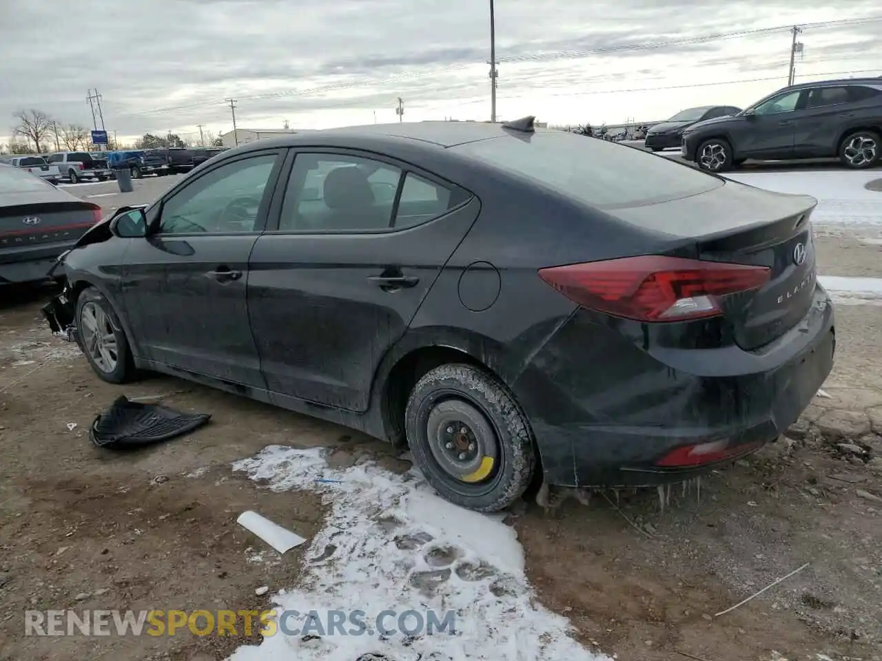 2 Photograph of a damaged car 5NPD84LF6LH570058 HYUNDAI ELANTRA 2020