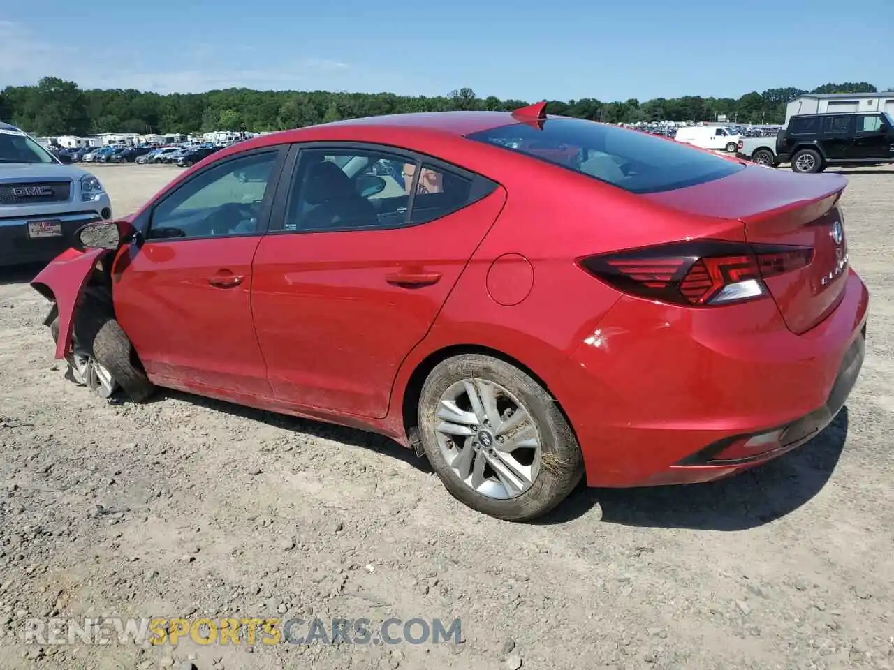 2 Photograph of a damaged car 5NPD84LF6LH578323 HYUNDAI ELANTRA 2020