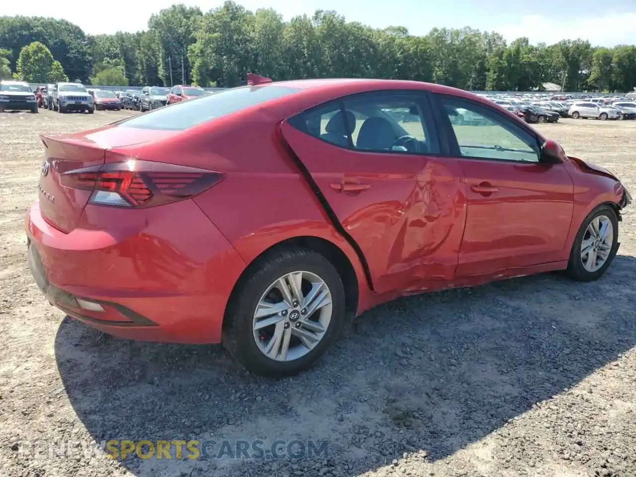 3 Photograph of a damaged car 5NPD84LF6LH578323 HYUNDAI ELANTRA 2020