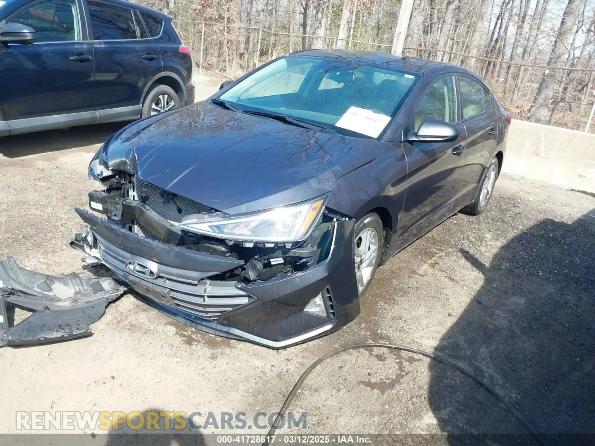 2 Photograph of a damaged car 5NPD84LF6LH591802 HYUNDAI ELANTRA 2020