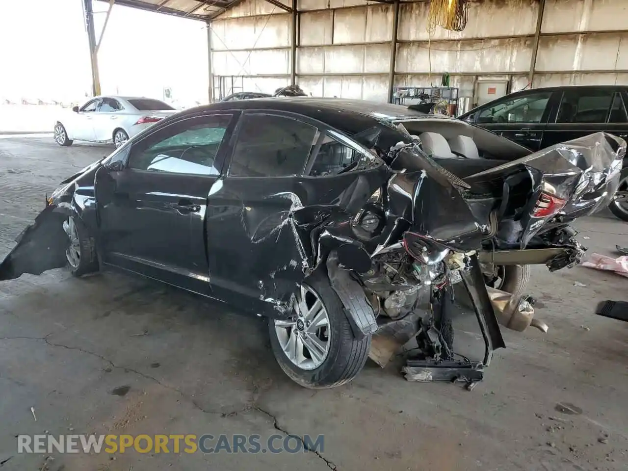 2 Photograph of a damaged car 5NPD84LF6LH604645 HYUNDAI ELANTRA 2020