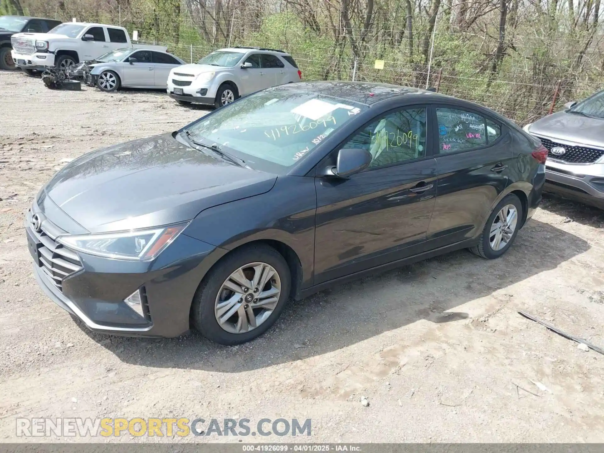 2 fotografías del automóvil dañado 5NPD84LF6LH616584 HYUNDAI ELANTRA 2020