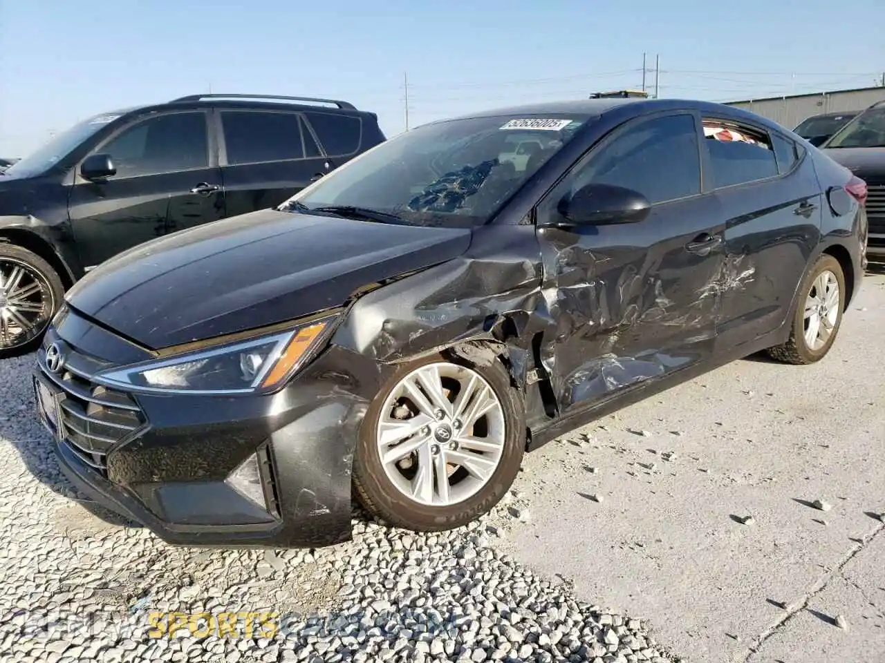 1 Photograph of a damaged car 5NPD84LF6LH620716 HYUNDAI ELANTRA 2020