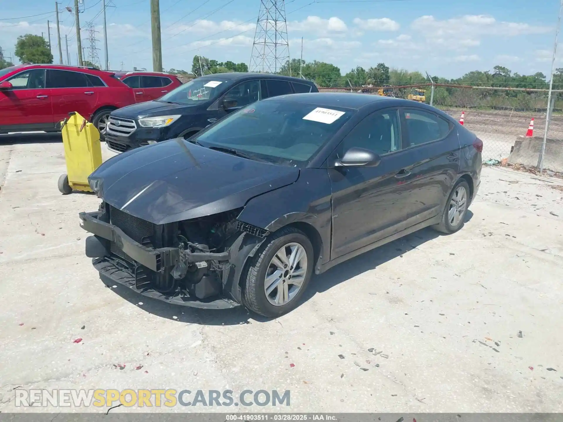 2 Photograph of a damaged car 5NPD84LF6LH625642 HYUNDAI ELANTRA 2020