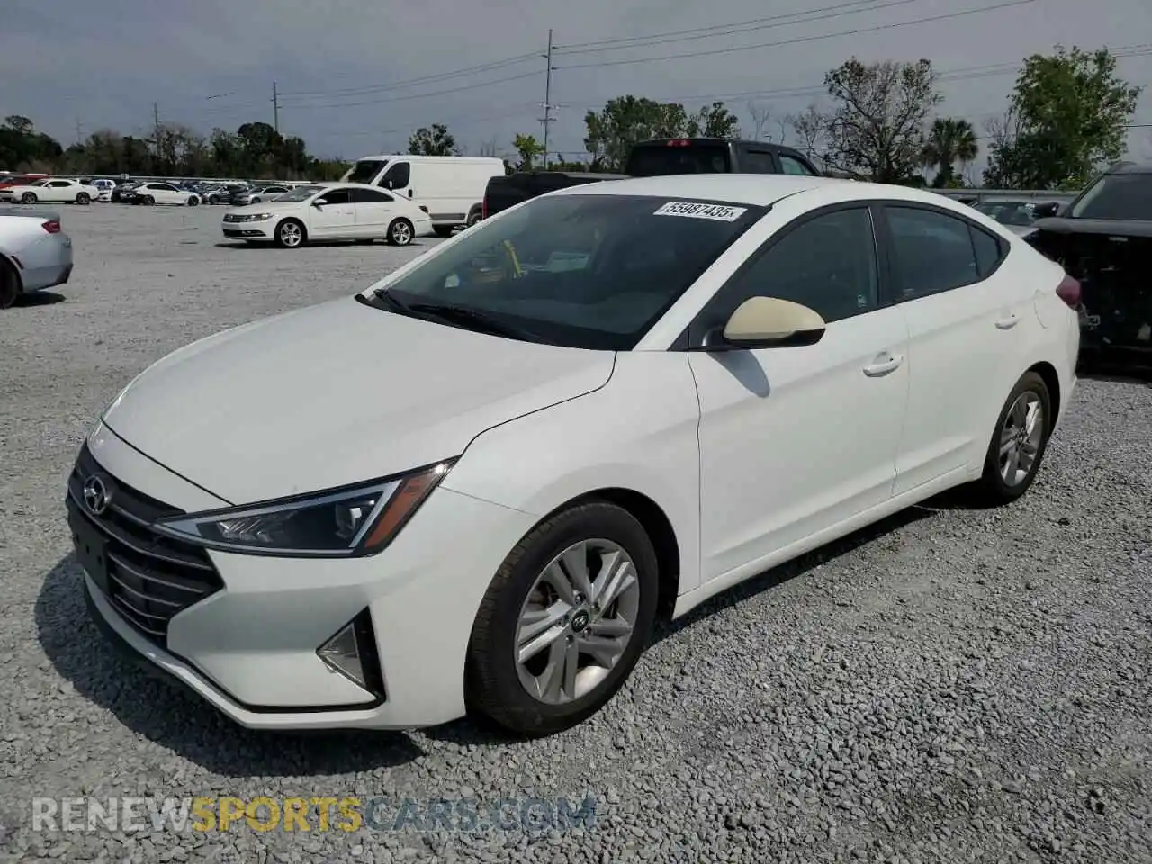 1 fotografías del automóvil dañado 5NPD84LF6LH625981 HYUNDAI ELANTRA 2020