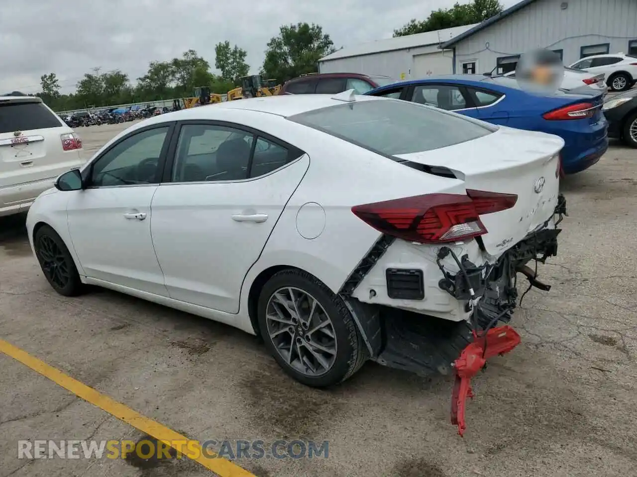 2 fotografías del automóvil dañado 5NPD84LF6LH627794 HYUNDAI ELANTRA 2020