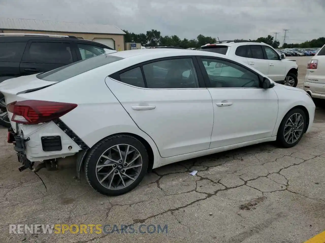 3 fotografías del automóvil dañado 5NPD84LF6LH627794 HYUNDAI ELANTRA 2020