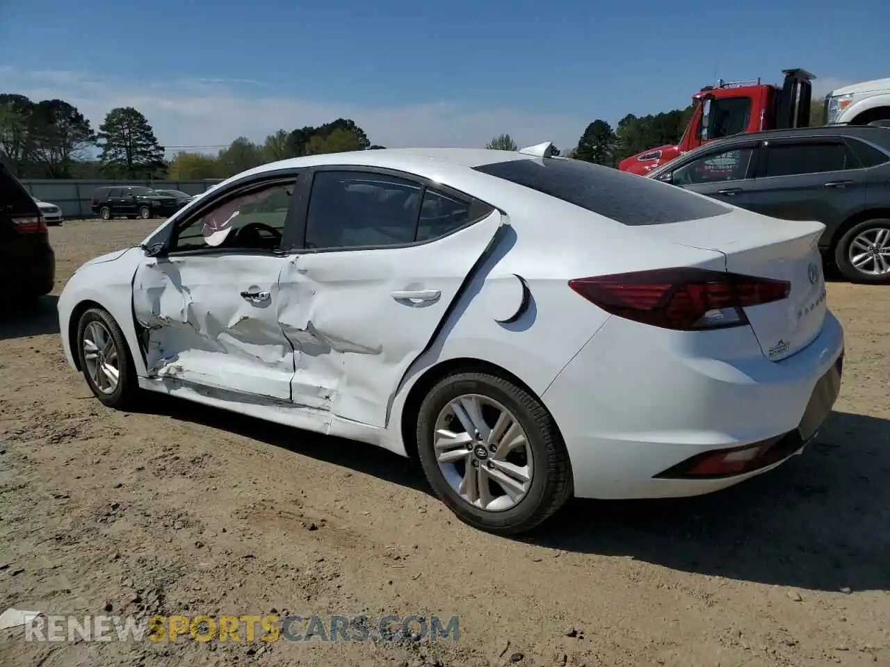 2 Photograph of a damaged car 5NPD84LF7LH506837 HYUNDAI ELANTRA 2020