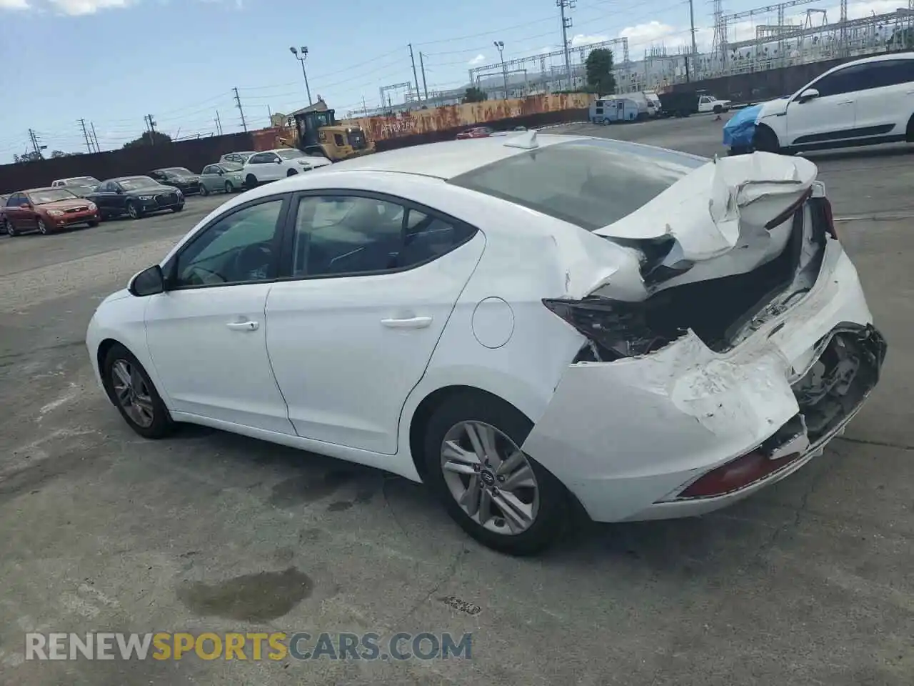 2 fotografías del automóvil dañado 5NPD84LF7LH509916 HYUNDAI ELANTRA 2020