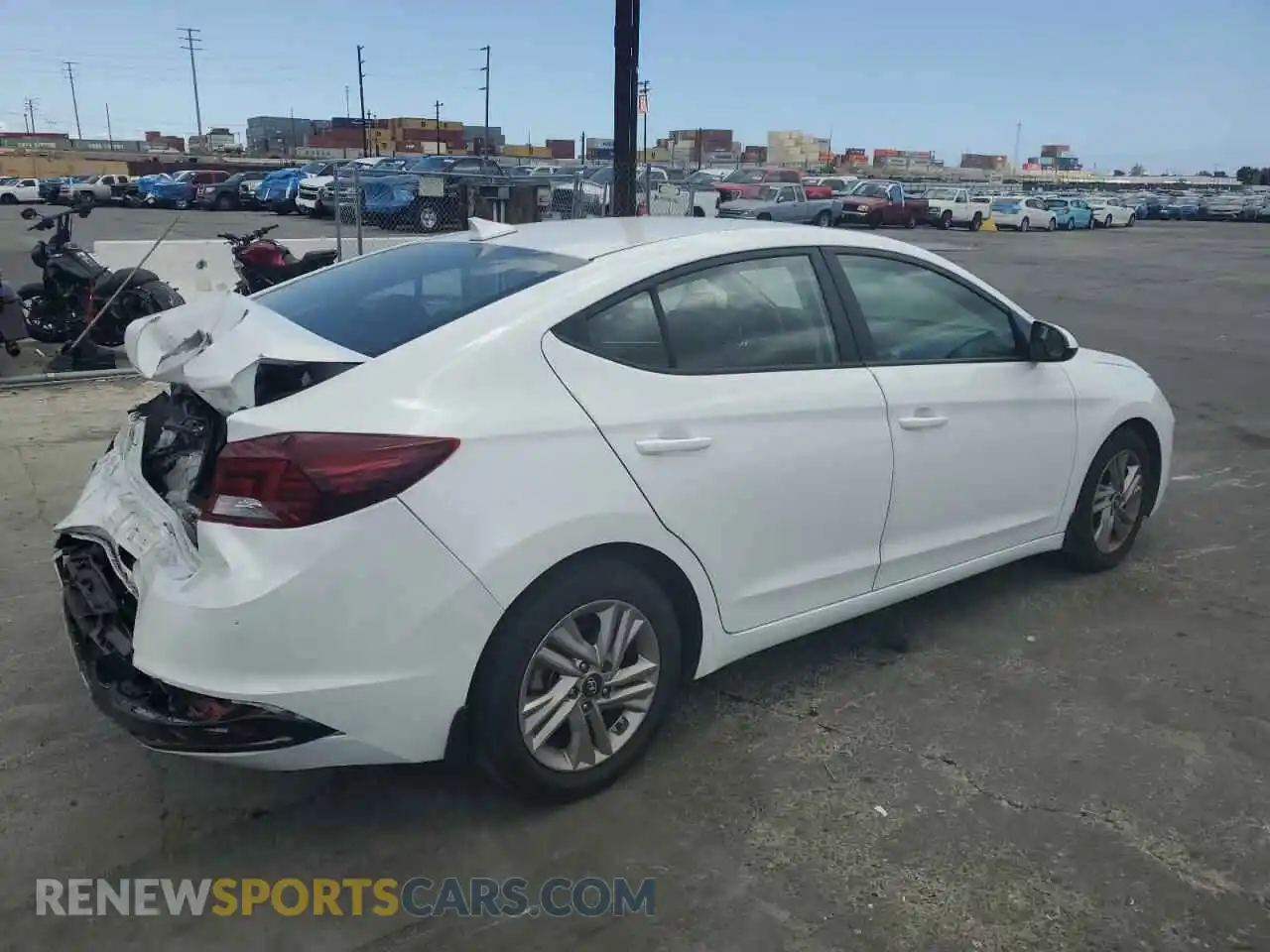 3 fotografías del automóvil dañado 5NPD84LF7LH509916 HYUNDAI ELANTRA 2020