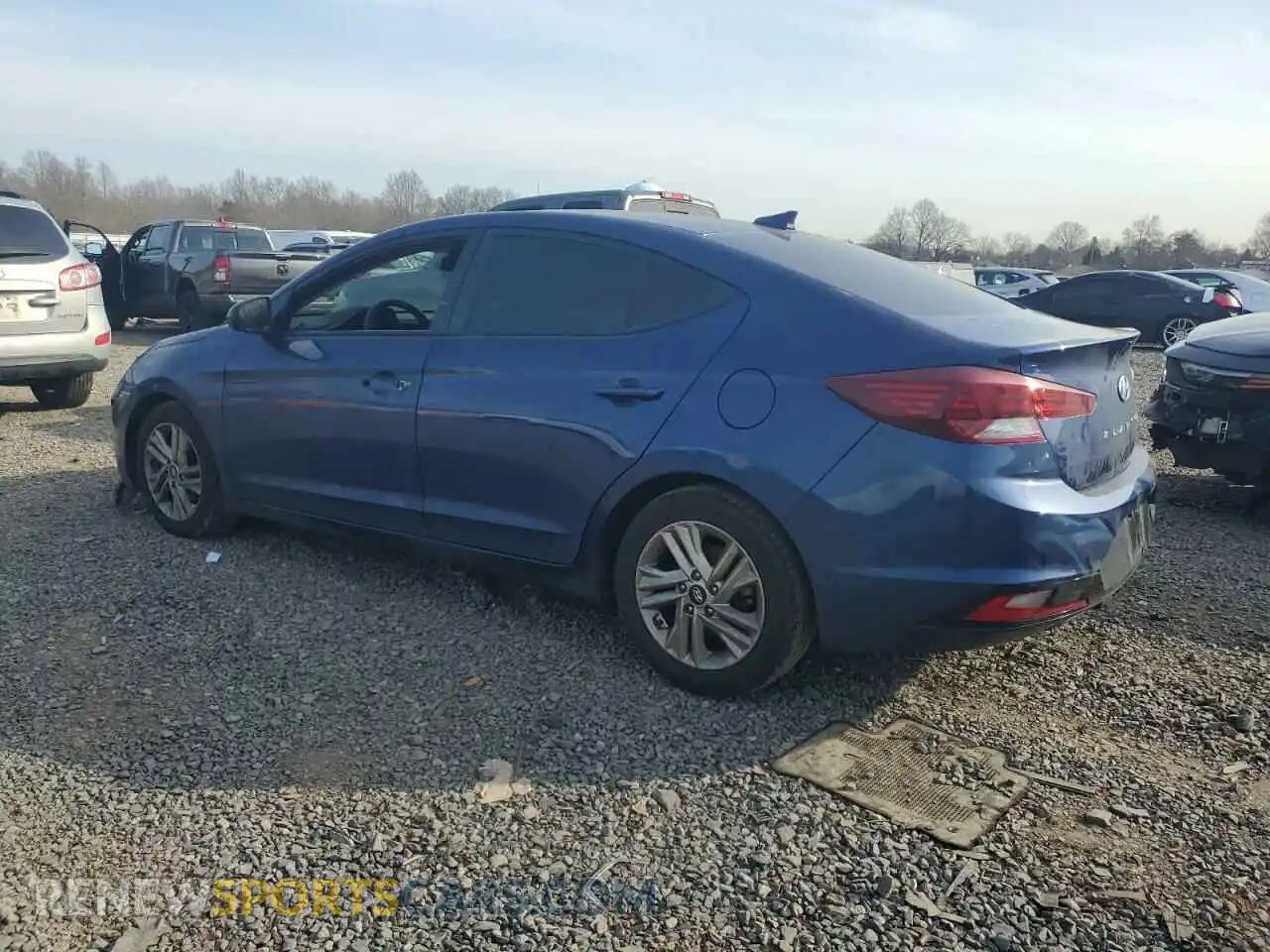 2 Photograph of a damaged car 5NPD84LF7LH512783 HYUNDAI ELANTRA 2020