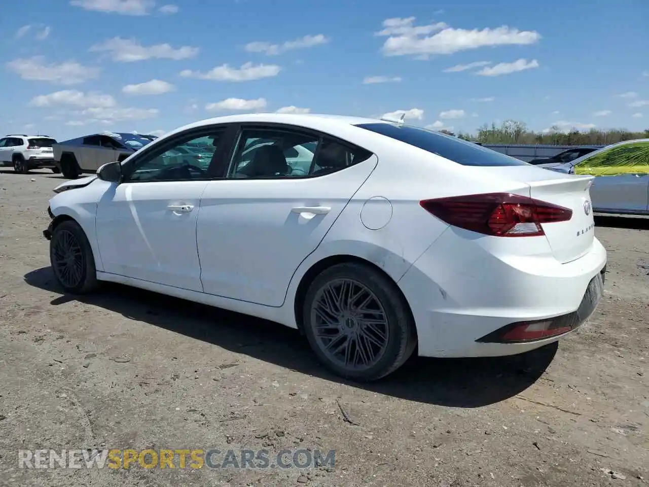 2 fotografías del automóvil dañado 5NPD84LF7LH516025 HYUNDAI ELANTRA 2020