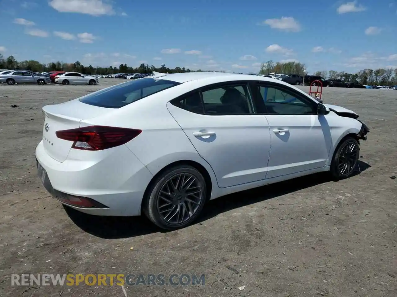 3 fotografías del automóvil dañado 5NPD84LF7LH516025 HYUNDAI ELANTRA 2020
