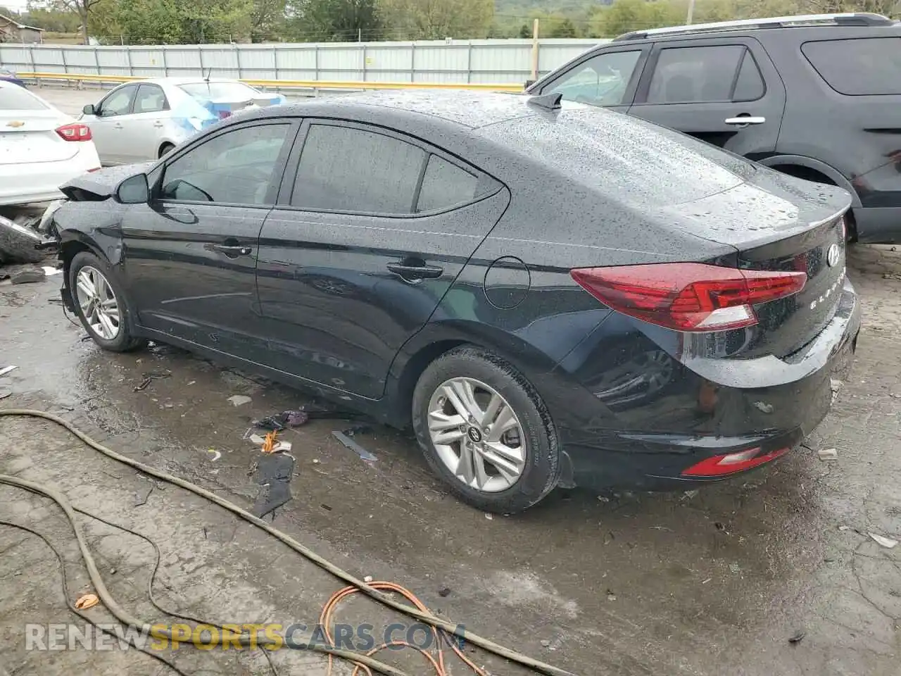 2 Photograph of a damaged car 5NPD84LF7LH520902 HYUNDAI ELANTRA 2020