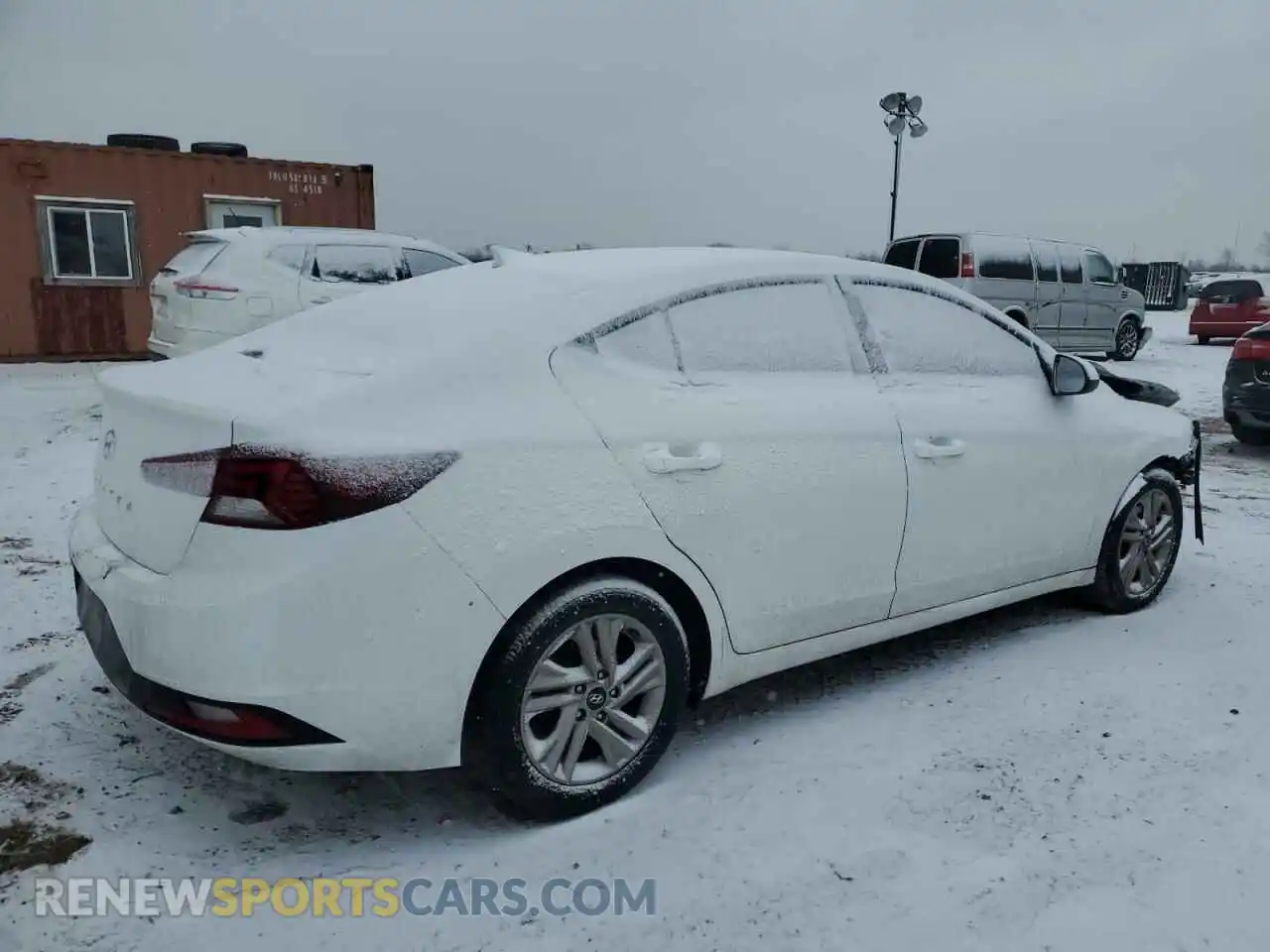 3 Photograph of a damaged car 5NPD84LF7LH522780 HYUNDAI ELANTRA 2020