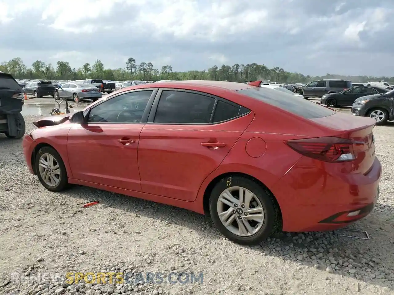 2 Photograph of a damaged car 5NPD84LF7LH523332 HYUNDAI ELANTRA 2020