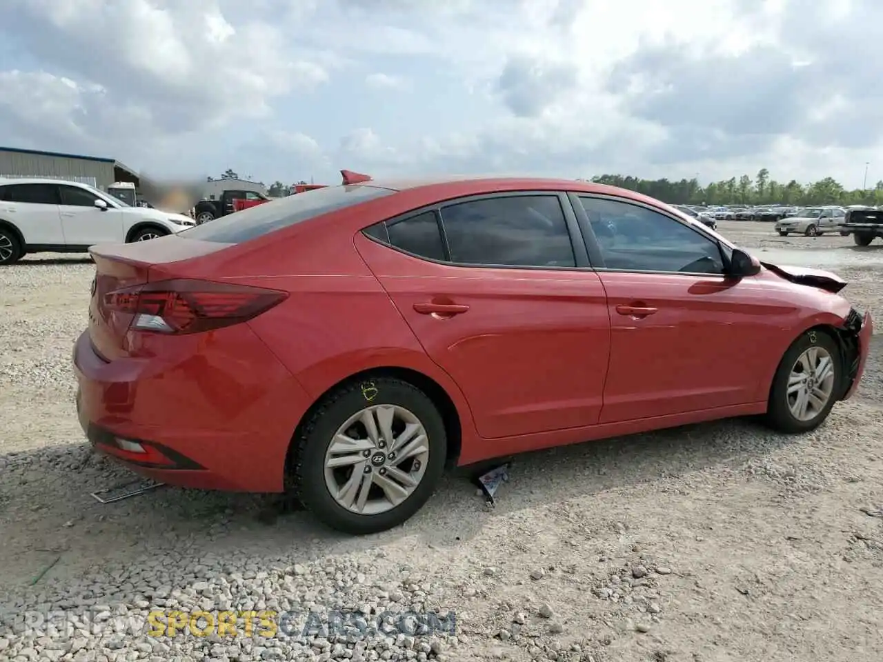 3 Photograph of a damaged car 5NPD84LF7LH523332 HYUNDAI ELANTRA 2020