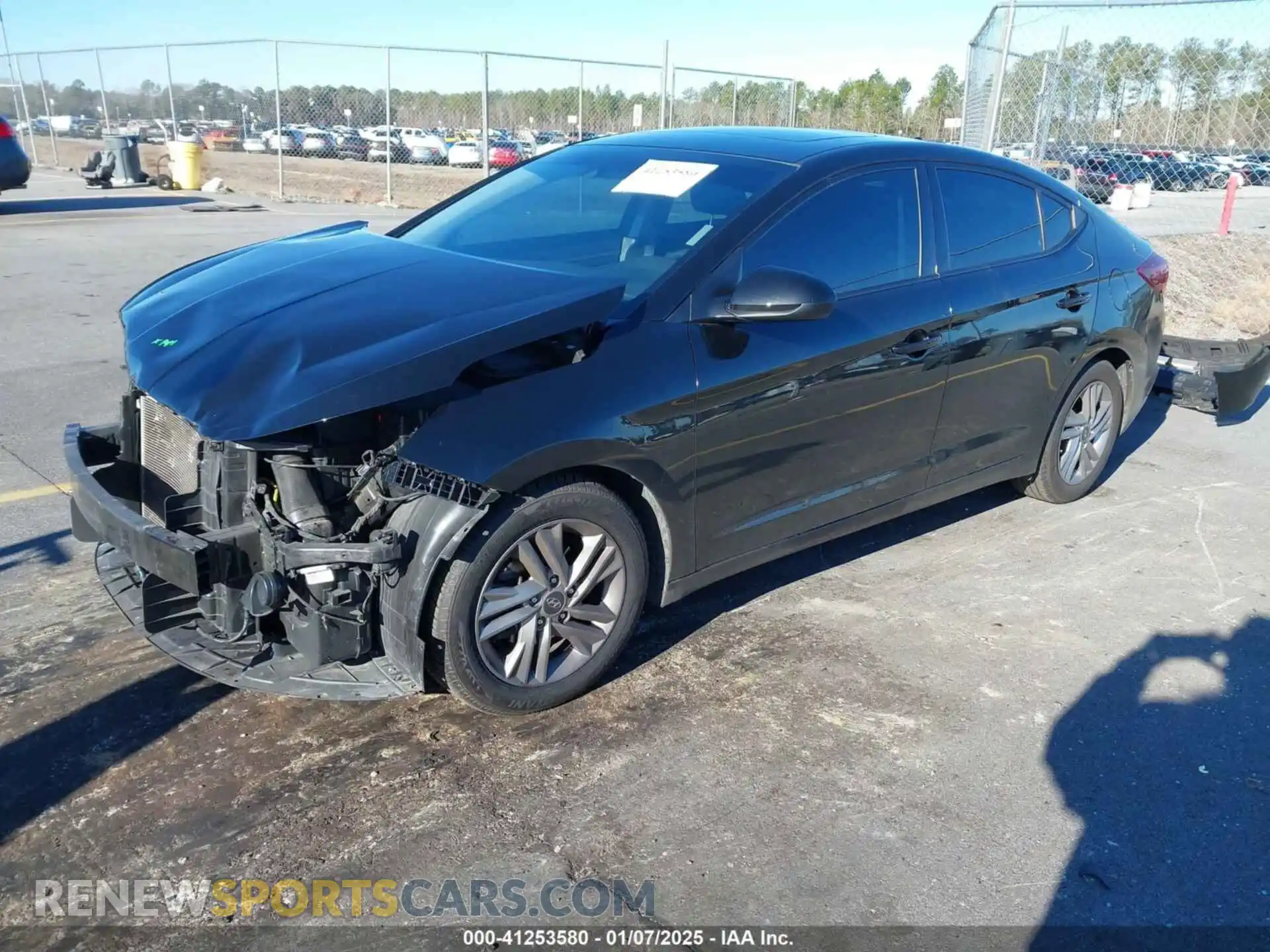2 Photograph of a damaged car 5NPD84LF7LH528370 HYUNDAI ELANTRA 2020