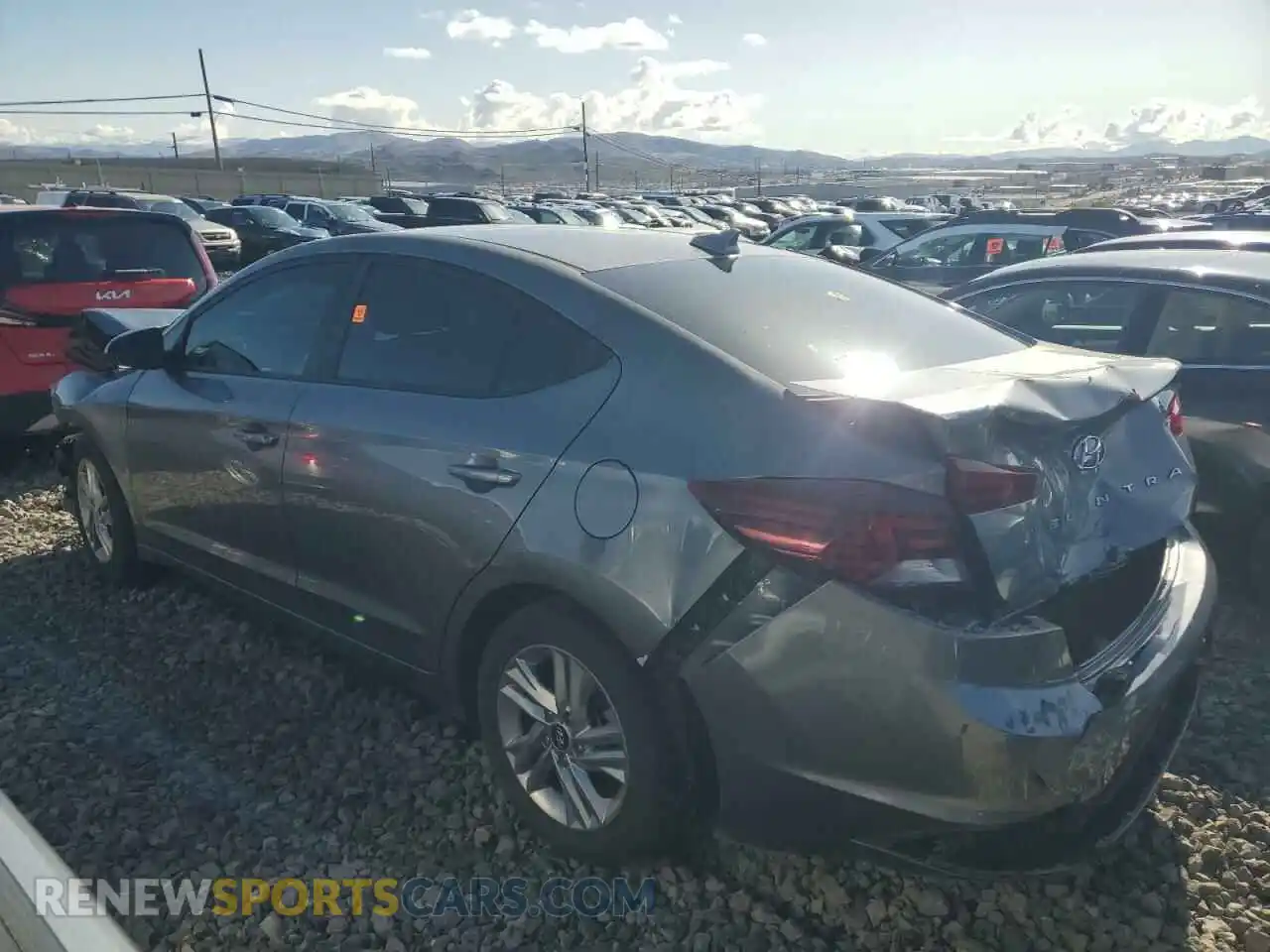 2 Photograph of a damaged car 5NPD84LF7LH530409 HYUNDAI ELANTRA 2020