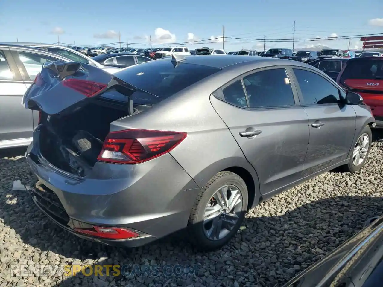 3 Photograph of a damaged car 5NPD84LF7LH530409 HYUNDAI ELANTRA 2020