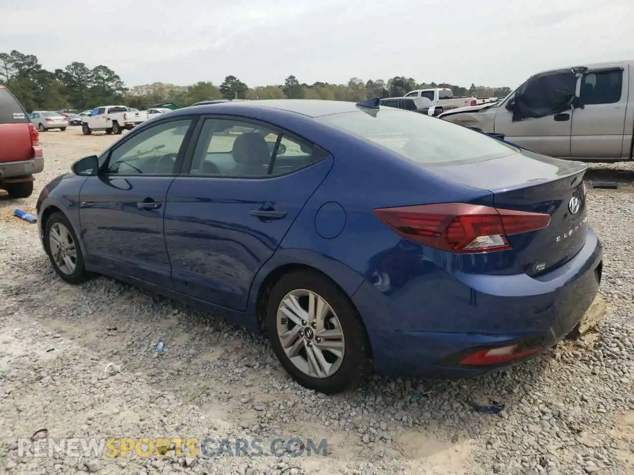 2 Photograph of a damaged car 5NPD84LF7LH532208 HYUNDAI ELANTRA 2020