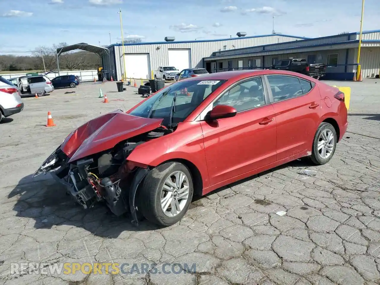 1 Photograph of a damaged car 5NPD84LF7LH538607 HYUNDAI ELANTRA 2020