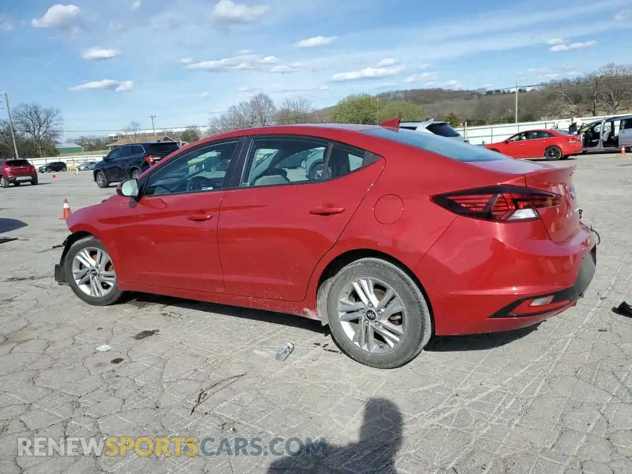 2 Photograph of a damaged car 5NPD84LF7LH538607 HYUNDAI ELANTRA 2020